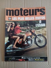 MOTEURS N°80 7-8/1970 RONNIE PETERSON MERCEDES 3.5 COUPE RENAULT 12 GORDINI MOTO