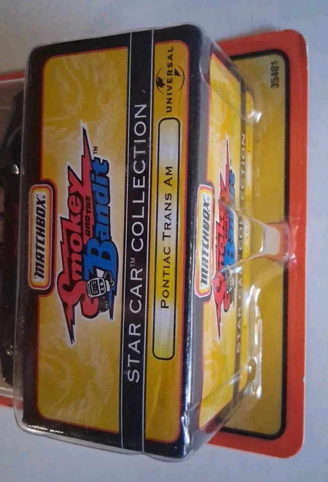 Matchbox 1997 Star Collection Smokey and the Bandit Pontiac T-Top Trans AM NOS - Image 3 of 4