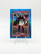 Richie Grant 2021 Panini Donruss Optic RC Aqua SP /299 #269 Falcons