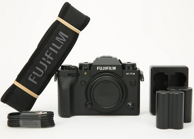FUJIFILM X-T4 Mirrorless Camera (Body, Black) 26.1MP APS-C, 3105 Shutter Count