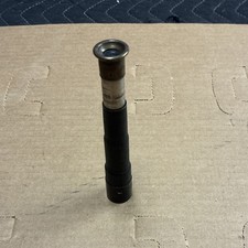 antique small brass pocket telescope, spyglass, pocket monocular