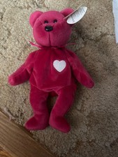 Ty Valentina the Red Bear Beanie Baby