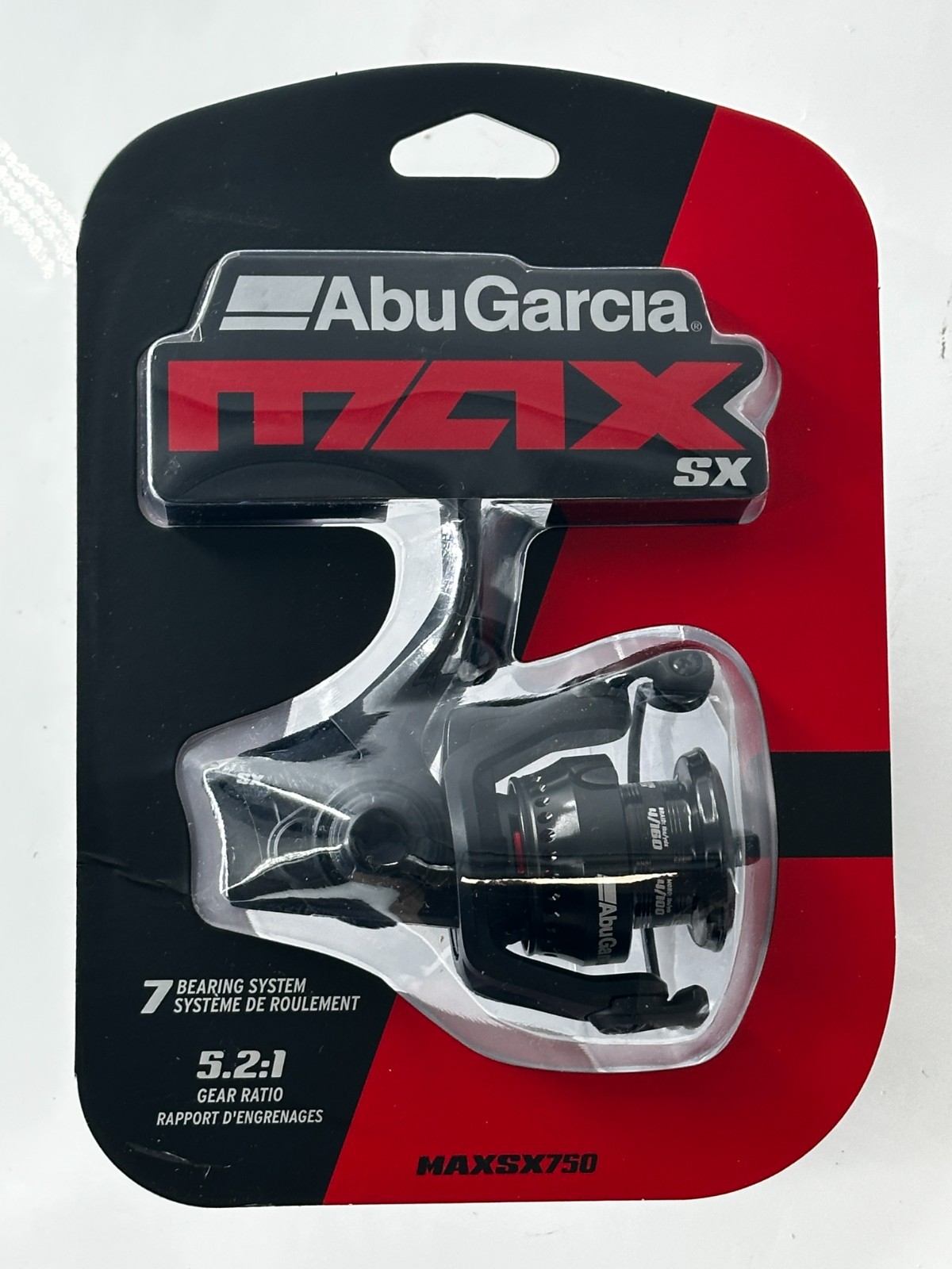 Abu Garcia MAX SX MAXSX750 7 Bearing System 5.2:1 Gear Ratio