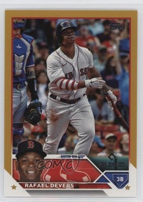 2023 Topps X MLB Players Exclusive Gold 11/50 Rafael Devers #11 g2u