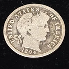1894 O Barber Dime / Good / Very Good