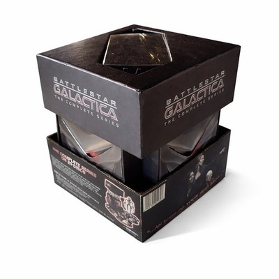 Battlestar Galactica Complete Series 25 Disc DVD Set Complete With Action Figure