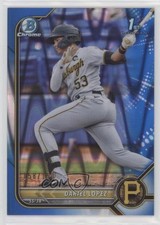 2022 Bowman Chrome Prospects Blue RayWave Refractor 58/150 Dariel Lopez pe8