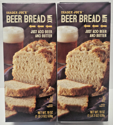 Trader Joe's Beer Bread Mix 19oz 539g (2 Boxes)