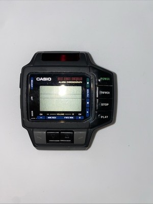 Vintage CASIO CMD-10 1138 Digital Wrist Watch TV Remote - NO BAND -