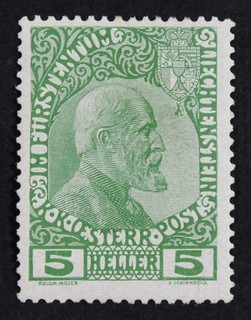 CKStamps: Liechtenstein Stamps Collection Scott#1 Mint H OG