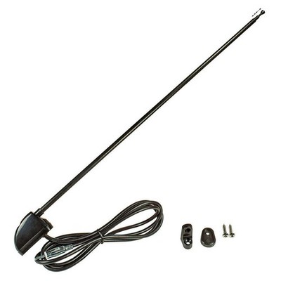 Holmantenne FM AM UKW 3 Teleskope Kabel ca.1,20m schwarz DIN Auto Bus Wohnmobil
