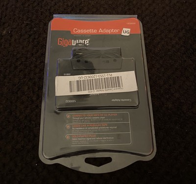 Gigaware RadioShack Vehicle Car Cassette Audio Auxiliary 3.5mm Adapter 1200632