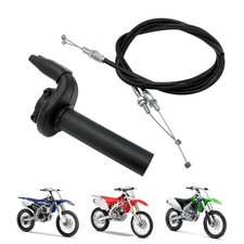 Dirt Bike Throttle Assembly with Throttle Cable  Universal for YZ WR 250F 42...