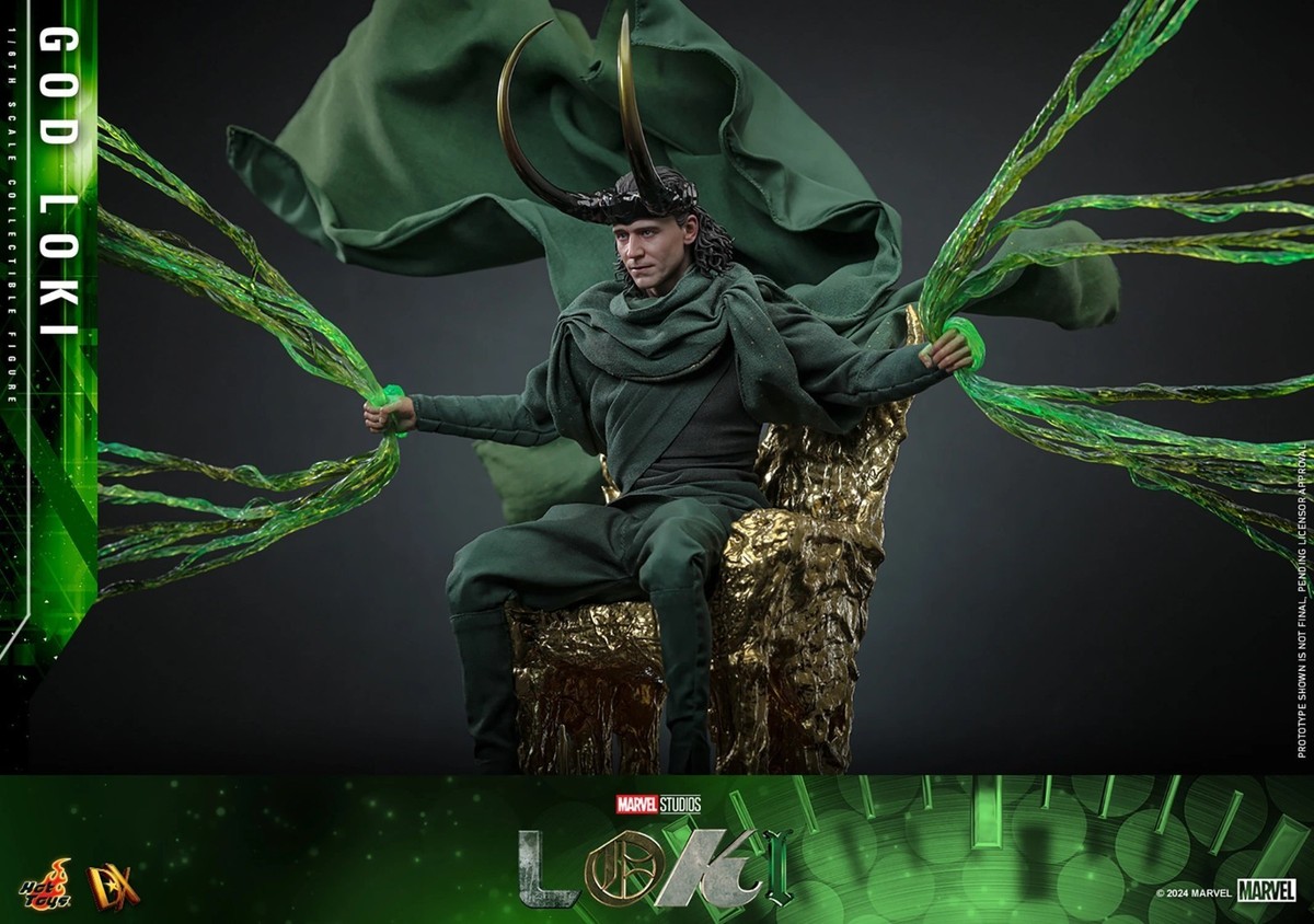 US Stock Hot Toys Marvel Loki DX40 Collector Edition God Loki 1/6