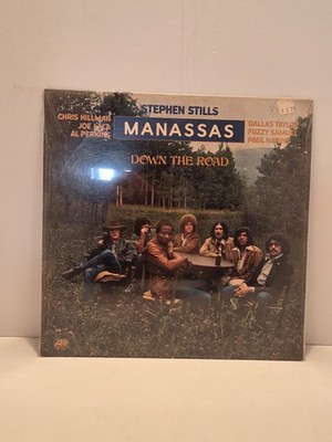Stephen Stills Manassas   Down The Road LP Atlantic SD 7250 Shrink Torn 