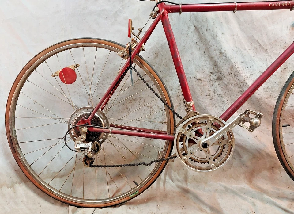 1965 Chimo Camerra Bicicleta de Estrada Vintage Touring 55cm M Lugged Butted Steel Retre :) - Imagem 3 de 4