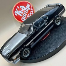 1/18 Autoart Mustang Mach 1 I Black/Silver Fastback 72823 Ford