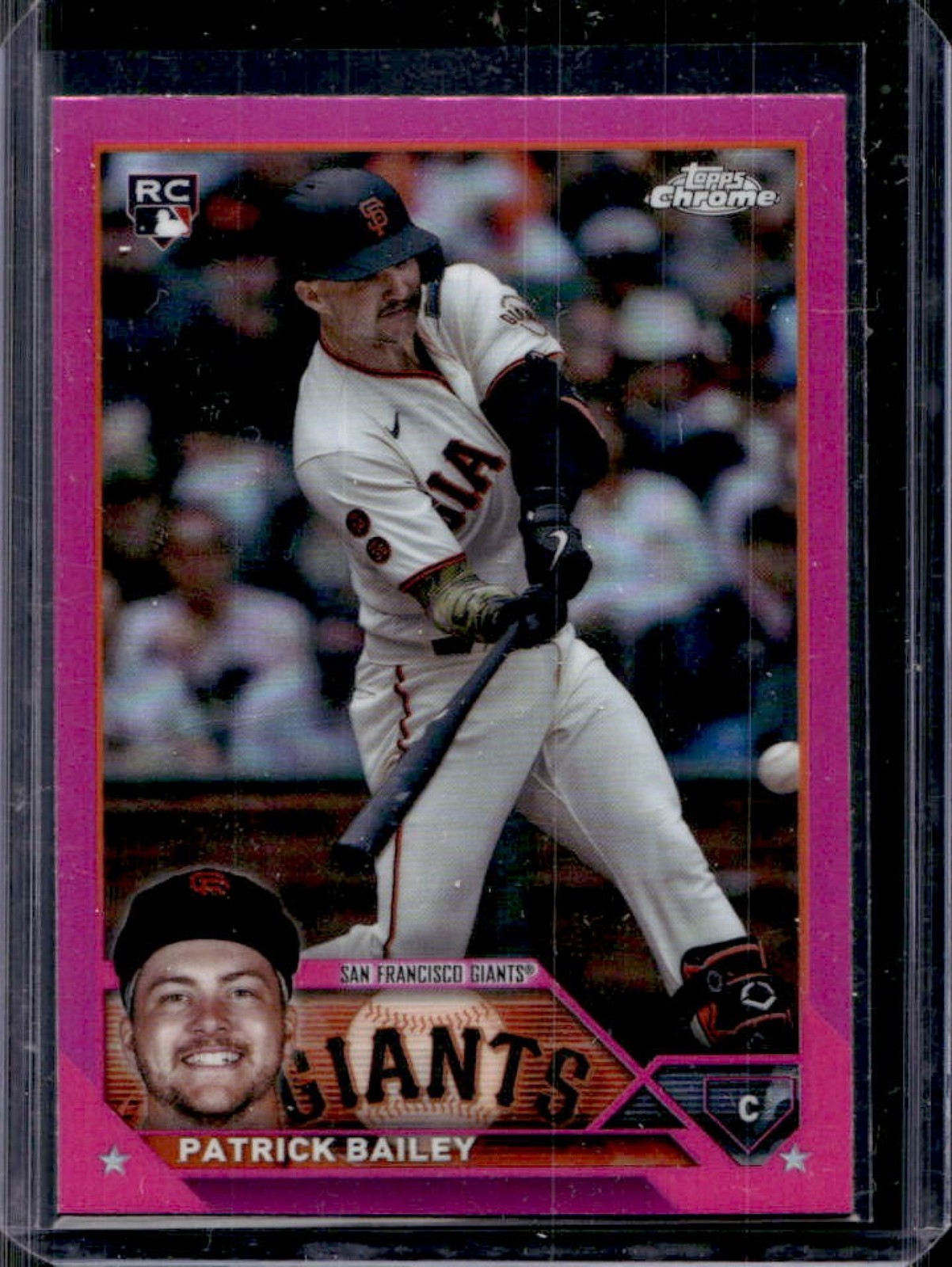 2023 Topps Chrome Update Patrick Bailey RC Pink Refractor Rookie #USC217 Giants