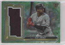 2020 Topps Triple Threads Single Jumbo Relics Emerald 11/18 Eloy Jimenez 00d2
