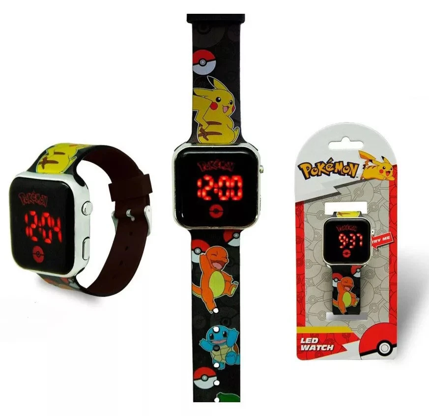 Pokémon Elements digitale LED-Uhr - Bild 1 von 1