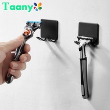Wall-Mount Razor Holder and Shaver Hook   Aluminum Plastic Finish