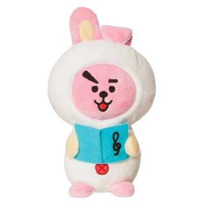 AURORA, 61495, BT21 Official Merchandise Cooky Winter, Soft Toy, Pink and White,