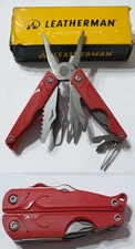 🔥🔥🔥 Leatherman Leap Retired NotUsed Multi Tool Collectable Red Very Rare
