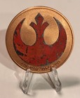 Star Wars (2) Copper 1 AVDP oz Rebel Alliance & Galactic Empire High Relie — photo 4