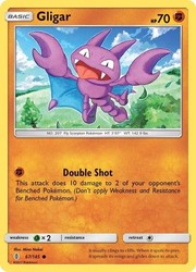 Gligar 67/145 Guardians Rising Common Pokemon Card