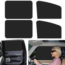4Stk Autosonnenschutz Universal Autofenster KFZ Sonnenblende Seiten Sonnenschutz