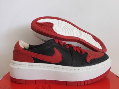 Nike Air Jordan 1 Elevate Low Se Bred Black-Gym Red Womens Sz 8.5 [DQ1823-006]
