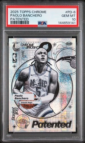 2025 Topps Chrome Paolo Banchero Base (PSA 10)