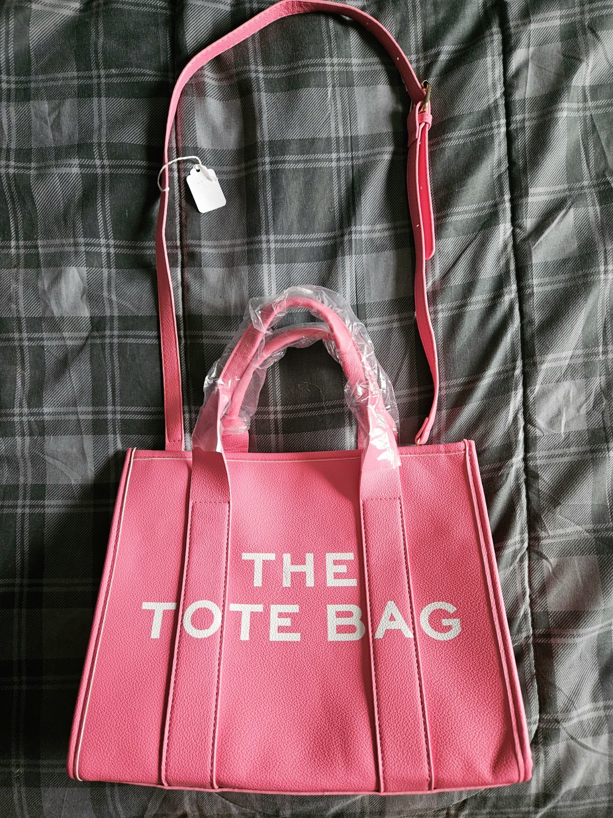 Marc Jacobs Pink Leather The Tote Bag NWOT Authentic