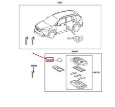 Batteria trasmettitore Toyota Corolla Cross XG10 89745K0010 NUOVA ORIGINALE