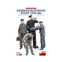 German Railroad Staff 1930-40S Kit 1:35 Miniart Kit Figure Militari -D- Neues Mo