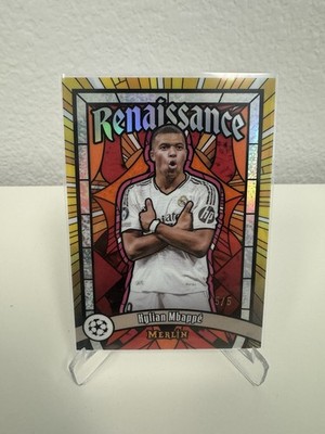 2025 Topps Merlin Renaissance Kylian Mbappé CASE HIT /5 (5/5) RED  