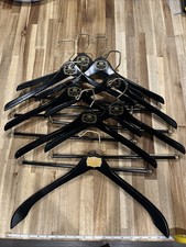 Oxford Clothes Wooden Pant Hangers and 1 Shirt 7 Pant Hangers, 1 Shirt Hanger