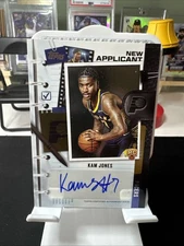 2025 Topps Basketball Kam Jones New Applicant Auto #NA-KO Pacers (RC)
