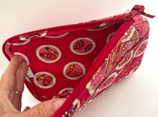 VERA BRADLEY Case Pink Paisley Bag iPad E Reader TABLET Kindle BOOK Sleeve ZIP