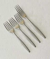 Imperial International Stainless Japan IMI62 3 Salad Forks & 1 Dinner Fork MCM