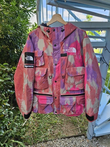 Supreme X The North Face SS20 Cargo Jacket Coat Medium Pink Camo Rare Genuine