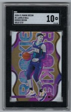 2020-21 Panini Recon - #1 LaMelo Ball Rookie Recon Gold /10 (RC) SGC 10 Hornets