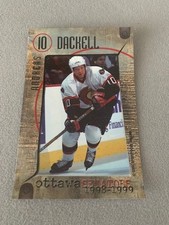 1998-99 Ottawa Senators NHL Hockey Team Issued Postcard - Andreas Dackell