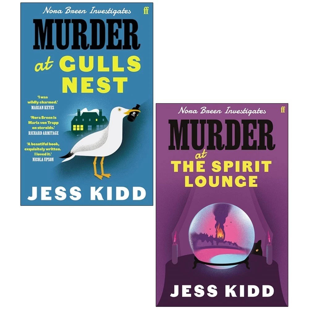 Jess Kidd Collection 2 Books Set Murder at the Spirit Lounge(HB)