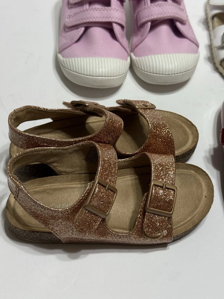 Lote de Zapatos Sandalias Multicolores Niñas Pequeñas Niñas’s Talla 9 Foto 2 de 4