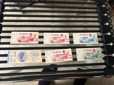 orig. 1969 VINCE LOMBARDI only yr as coach WASHINGTON REDSKINS TICKET STUBS X 6