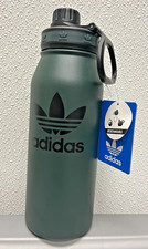 Adidas Originals Steel 1L Water Bottle Black White Insulated JK4219 NWT BPA Free