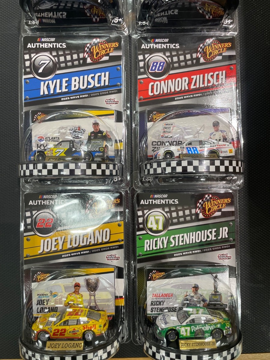 2025 NASCAR AUTHENTICS WINNER'S CIRCLE RW01 WAVE ONE 8-CAR SET +