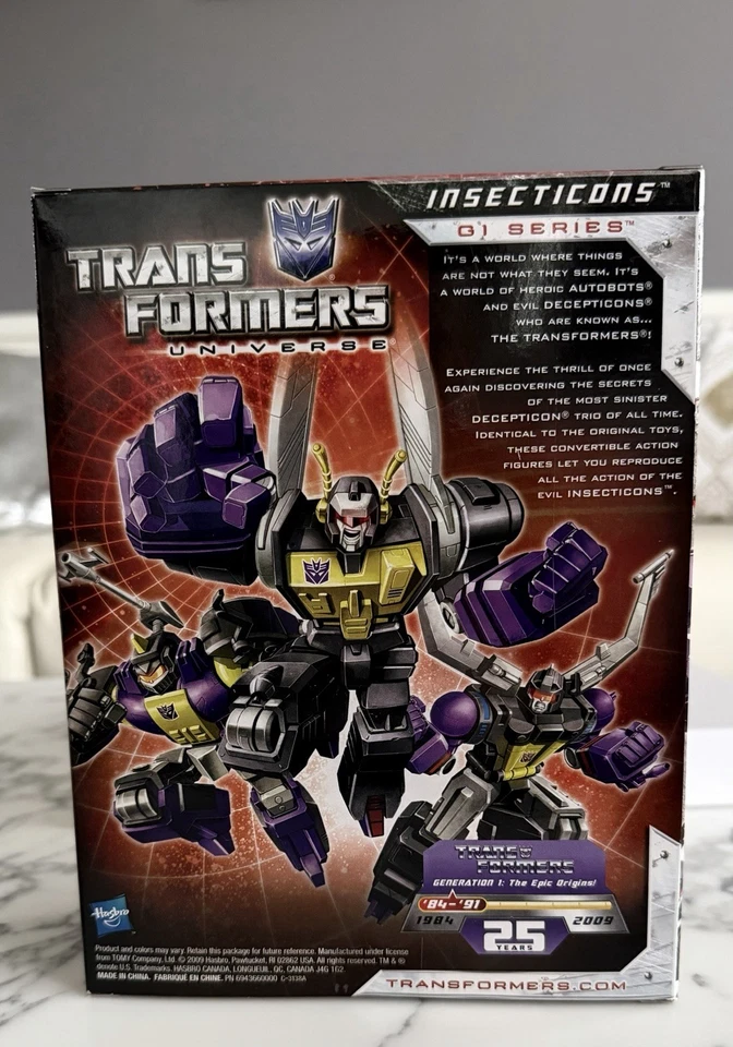 Supa Dupa HOT Transformers 25th Anni. Commemorative Series Insecticons UNOPENED! - Image 2 of 4