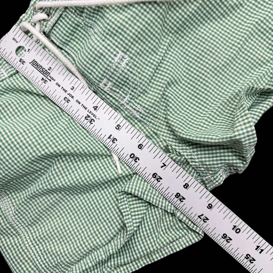 Bañador Polo Ralph Lauren Pantalones Cortos Niño Pequeño 2T Verde Blanco Bolsillos a Cuadros Foto 4 de 4